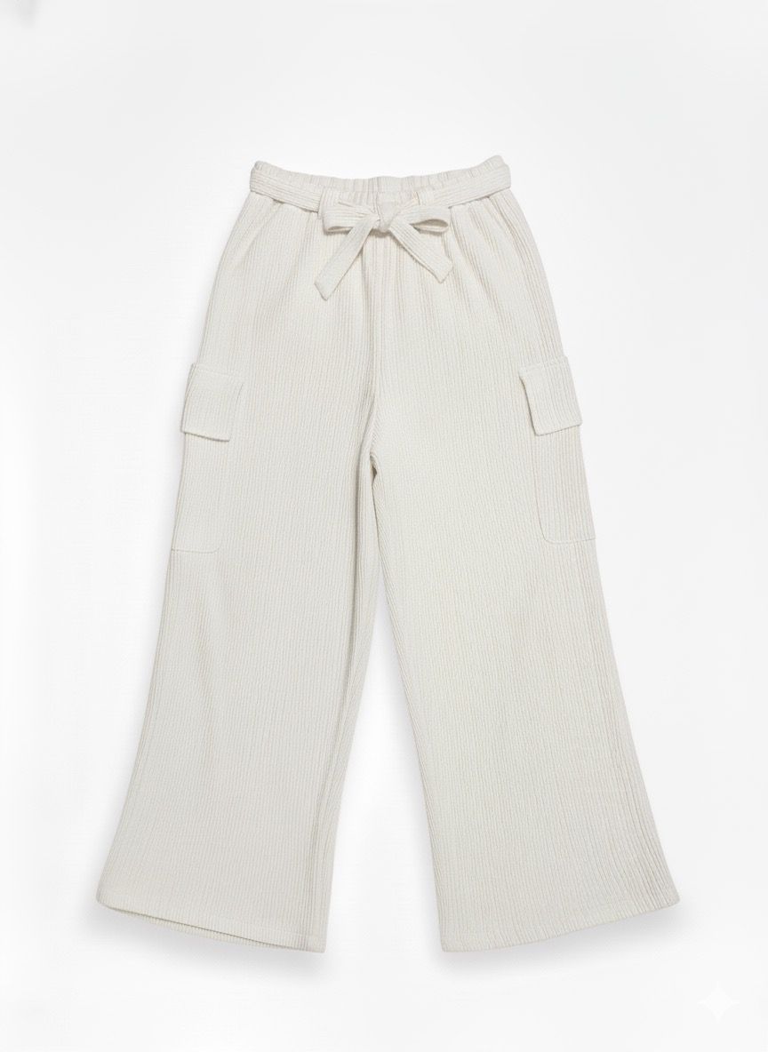 Kulot Wanita Linen - Celana Santai Model Culotte High Waist