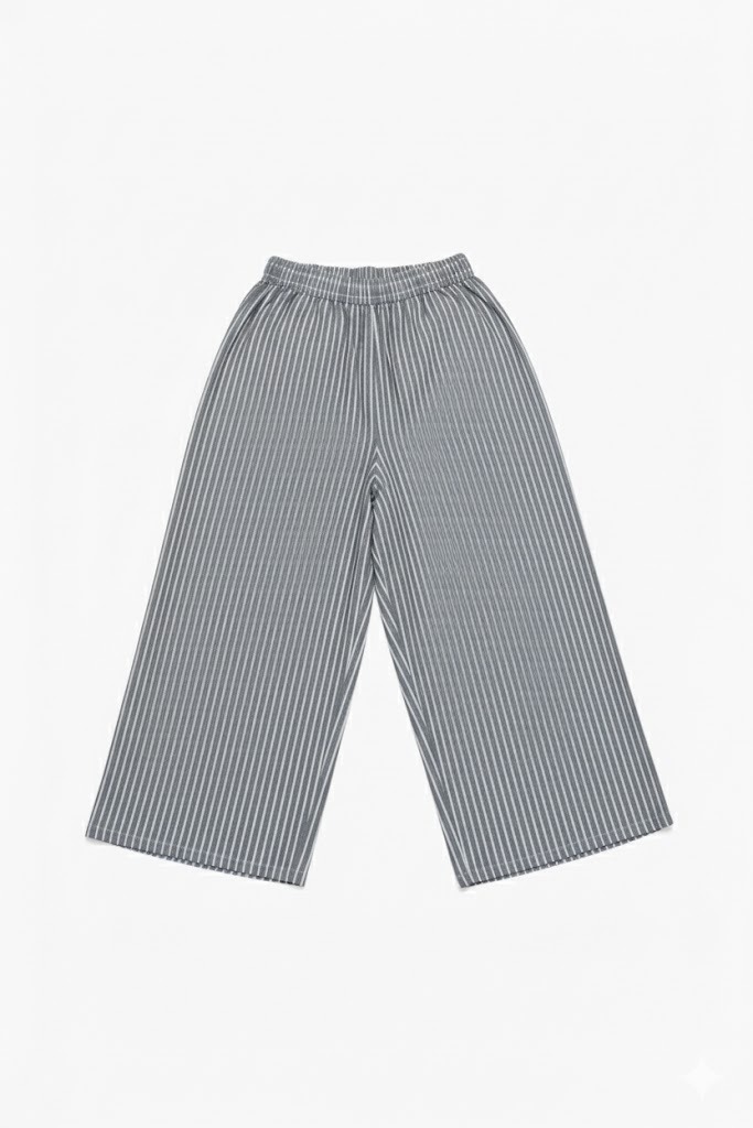 Kulot Wanita Linen - Celana Santai Model Culotte High Waist