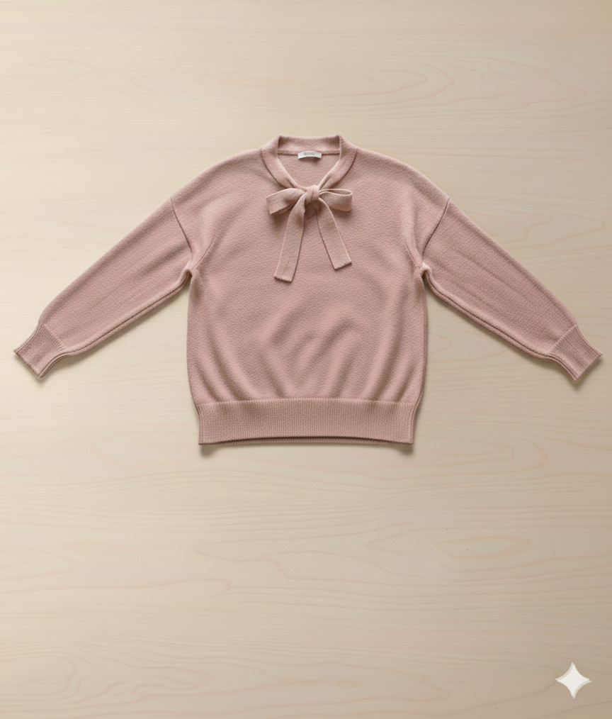 Elanora Premium Knit Sweater – Rajut Wanita Polos/Pastel/Kepang/Full Motif